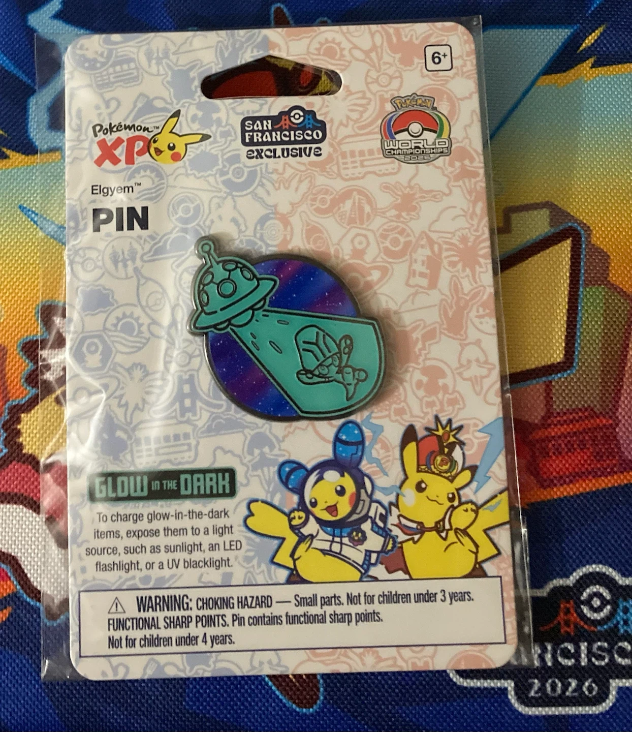 Pokemon Glow-in-the-dark Pin Pokemon XP - photo 2