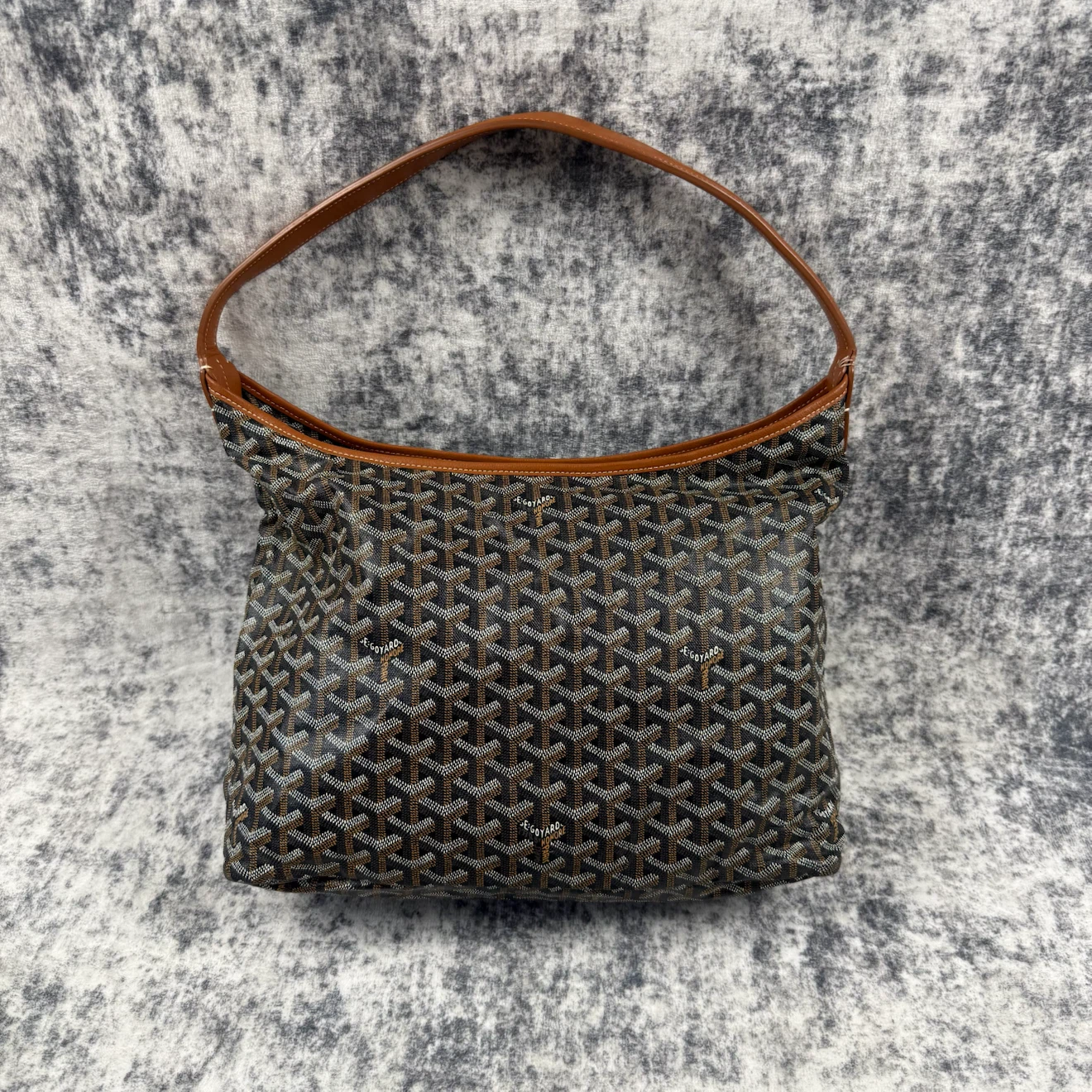 Goyard Bohème Black Goyardine Limited Edition Hobo Bag - photo 3
