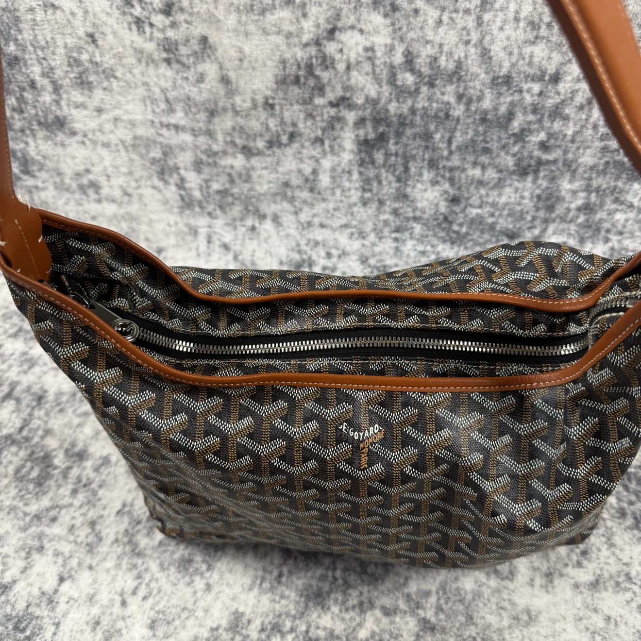 Goyard Bohème Black Goyardine Limited Edition Hobo Bag - photo 5