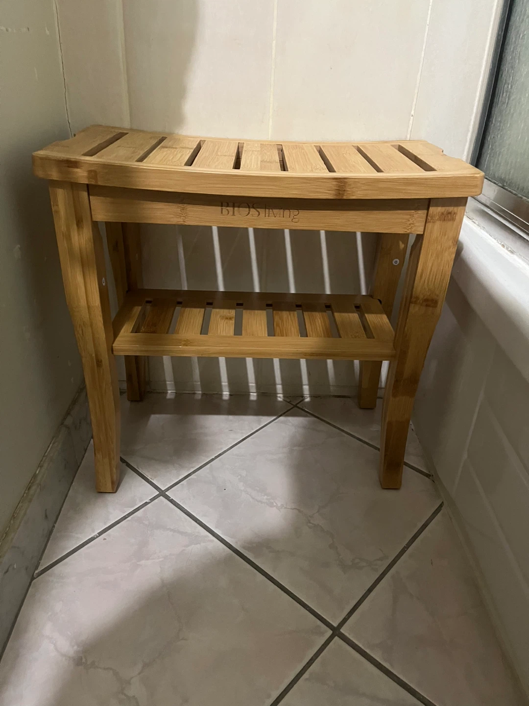 BIOS Living Bamboo Shower Bench