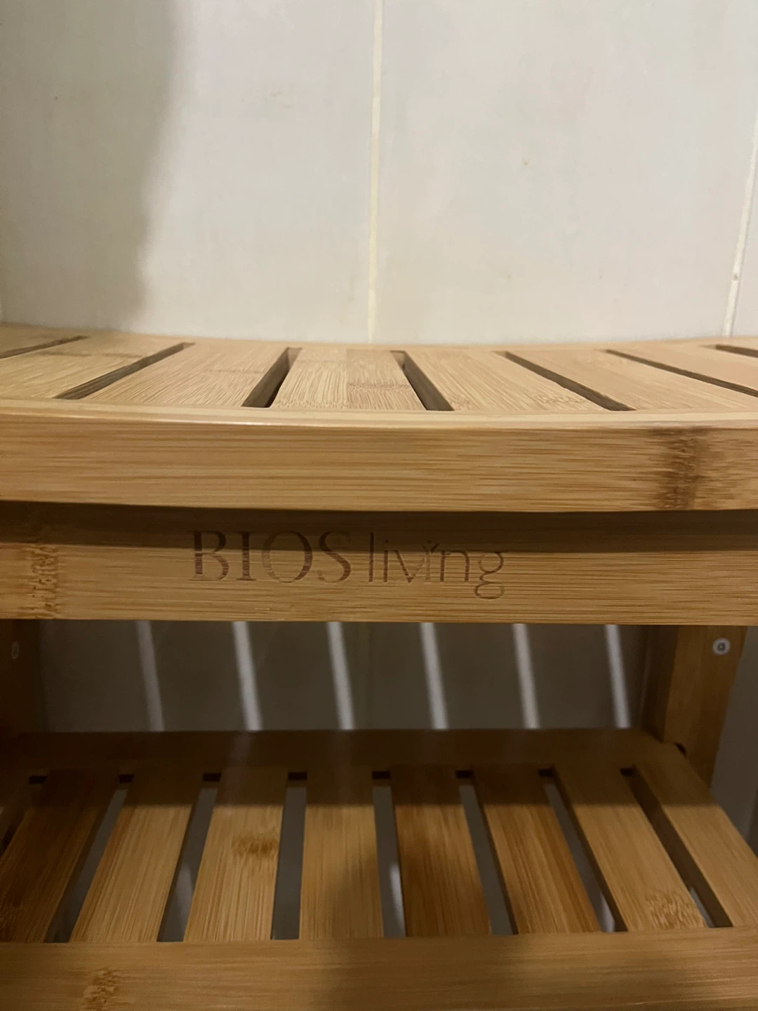 BIOS Living Bamboo Shower Bench - photo 2