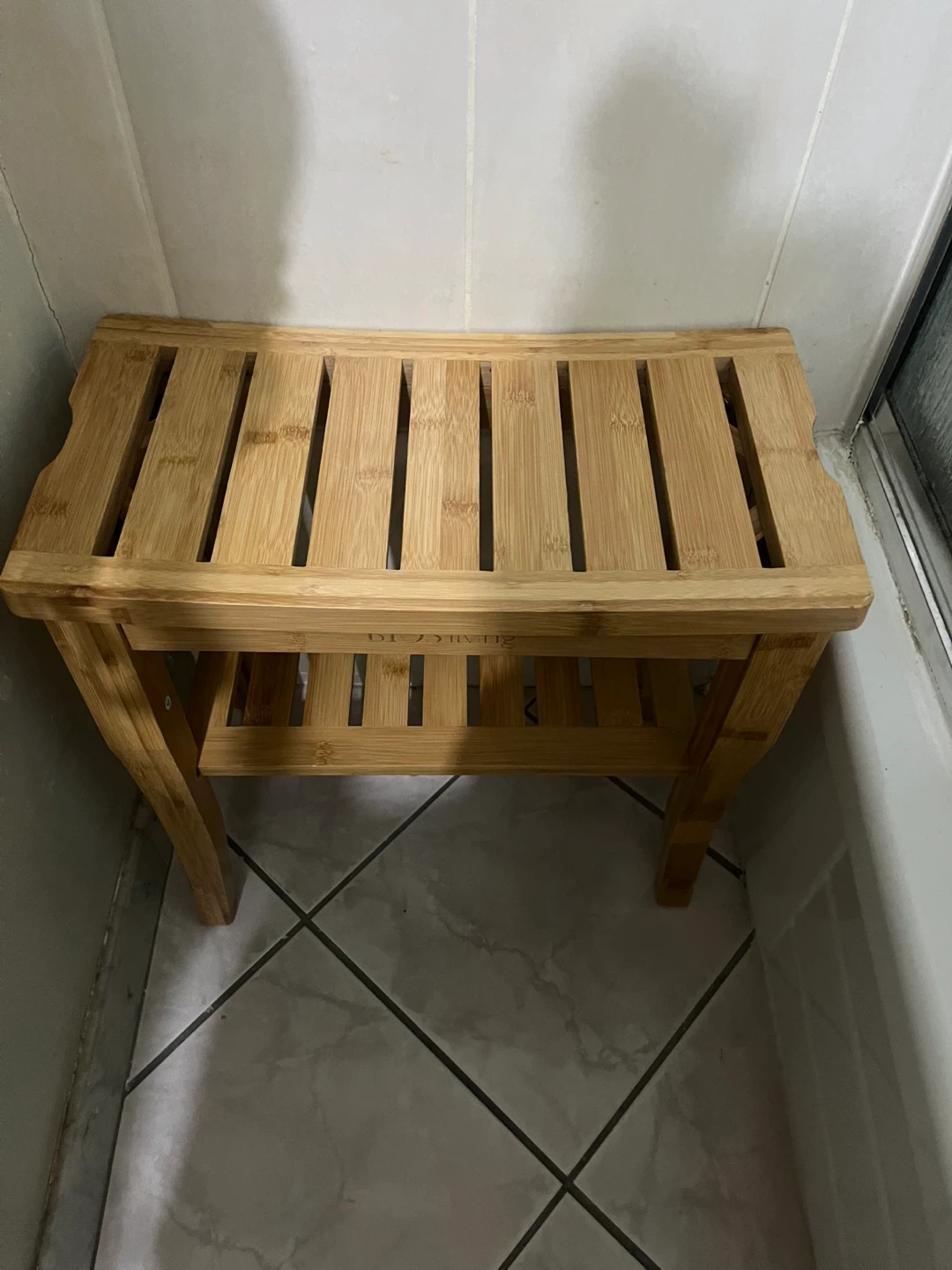BIOS Living Bamboo Shower Bench - photo 3