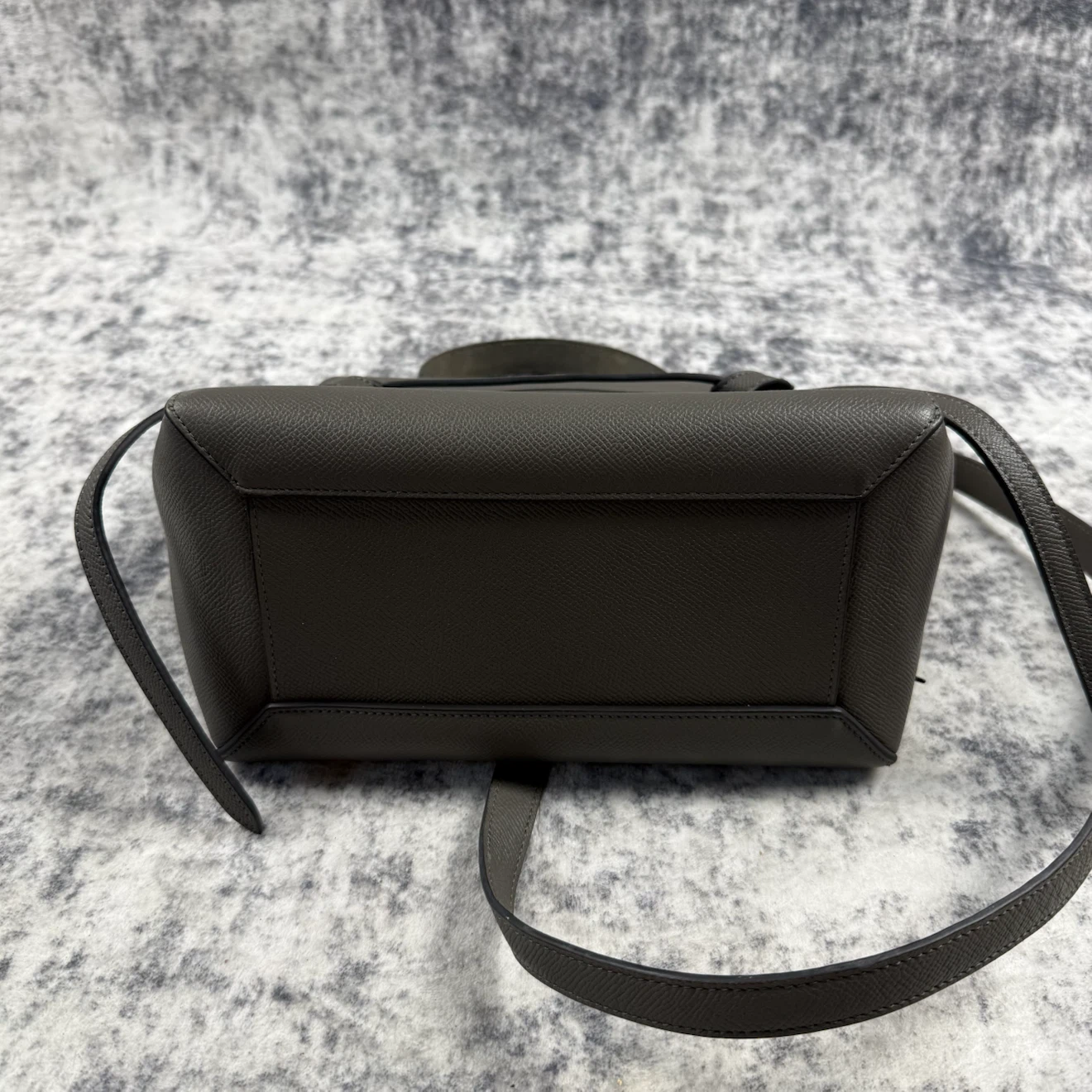 Celine Micro Belt Bag in Grey Grained Calfskin - photo 5