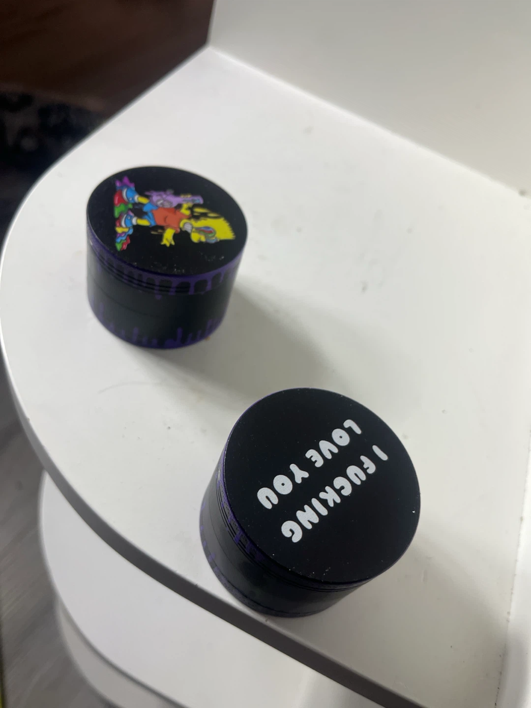 Graphic Print Metal Herb Grinder - photo 3