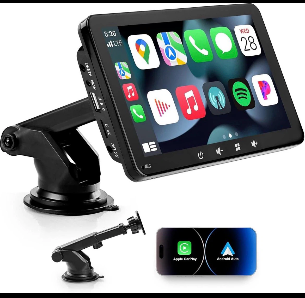 Portable 4K Apple CarPlay Smart Screen