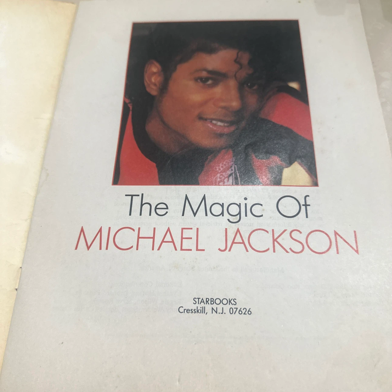 The Magic of Michael Jackson Book - photo 2