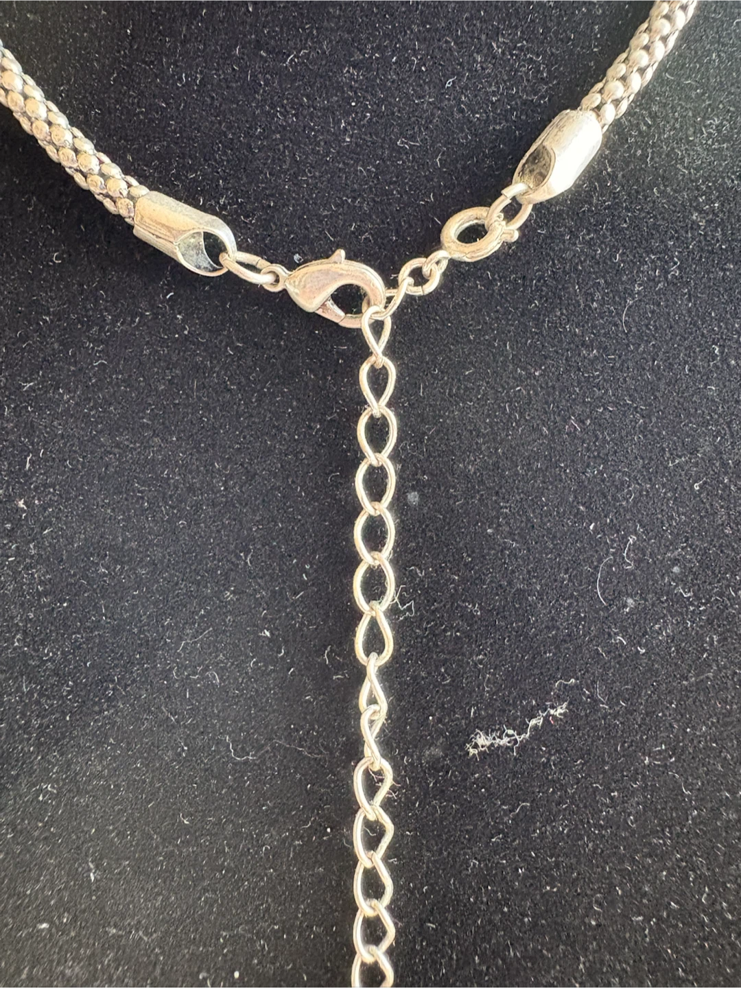 Silver-Tone Beaded Chain Necklace - photo 3