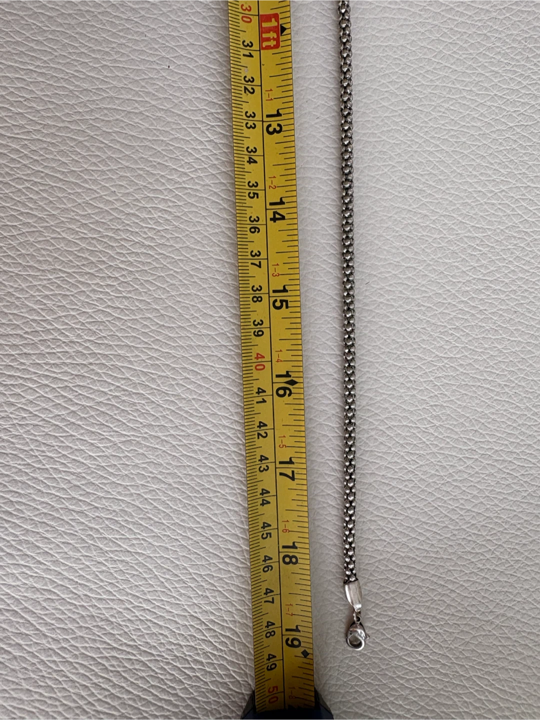 Silver-Tone Beaded Chain Necklace - photo 4