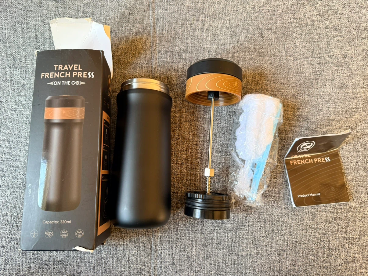 Travel French Press Coffee Maker 320ml
