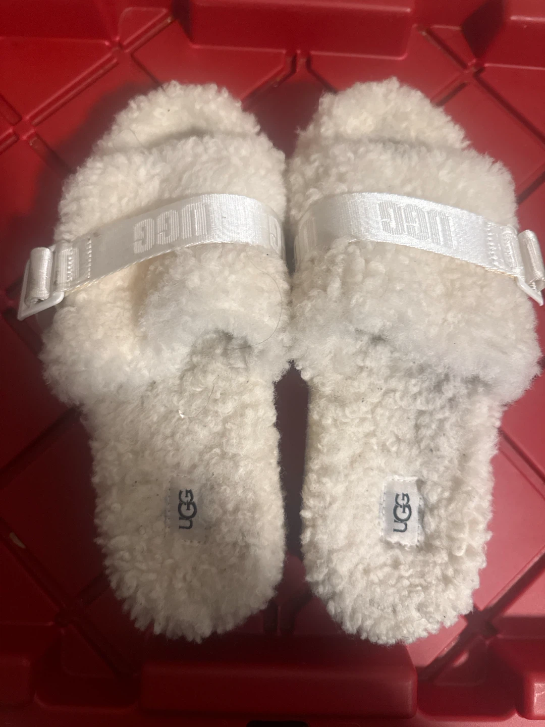 UGG Fluff Yeah Slides White