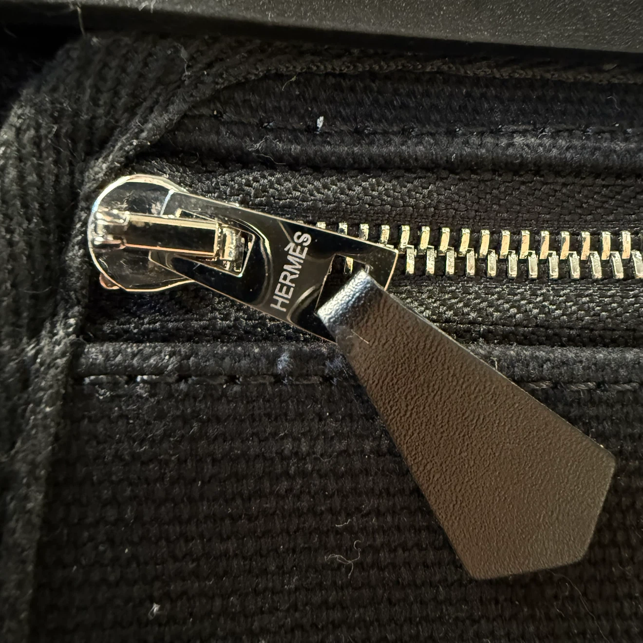 Hermes Toile Vache Hunter Herbag Black - photo 4