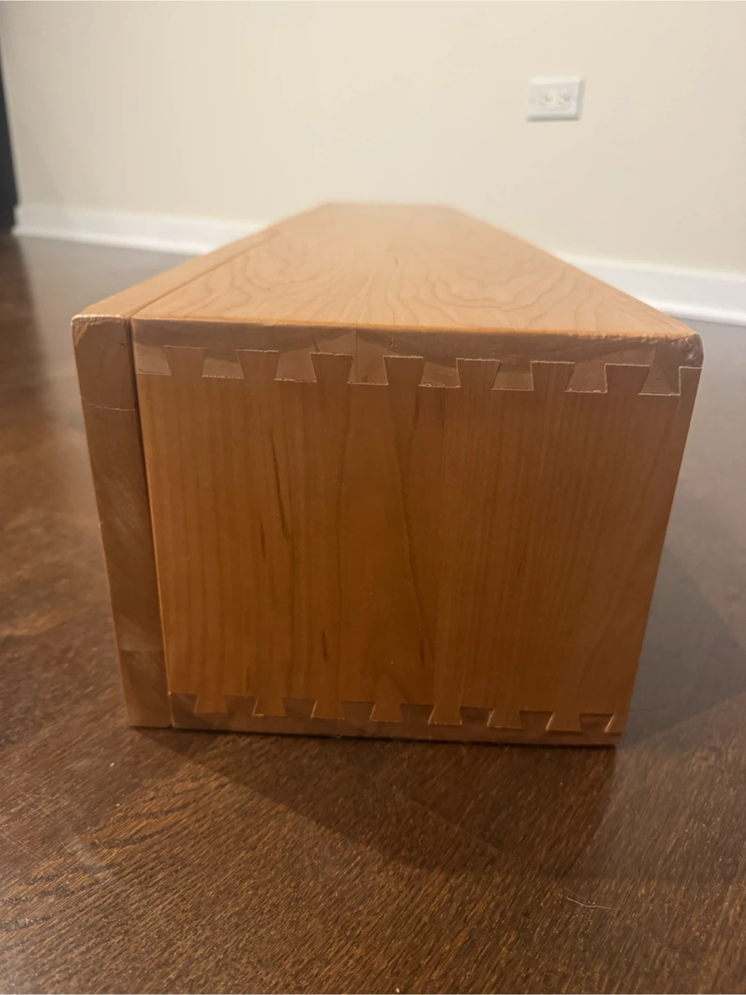 Solid Cherrywood Floating Shelf 3 Drawers - photo 2