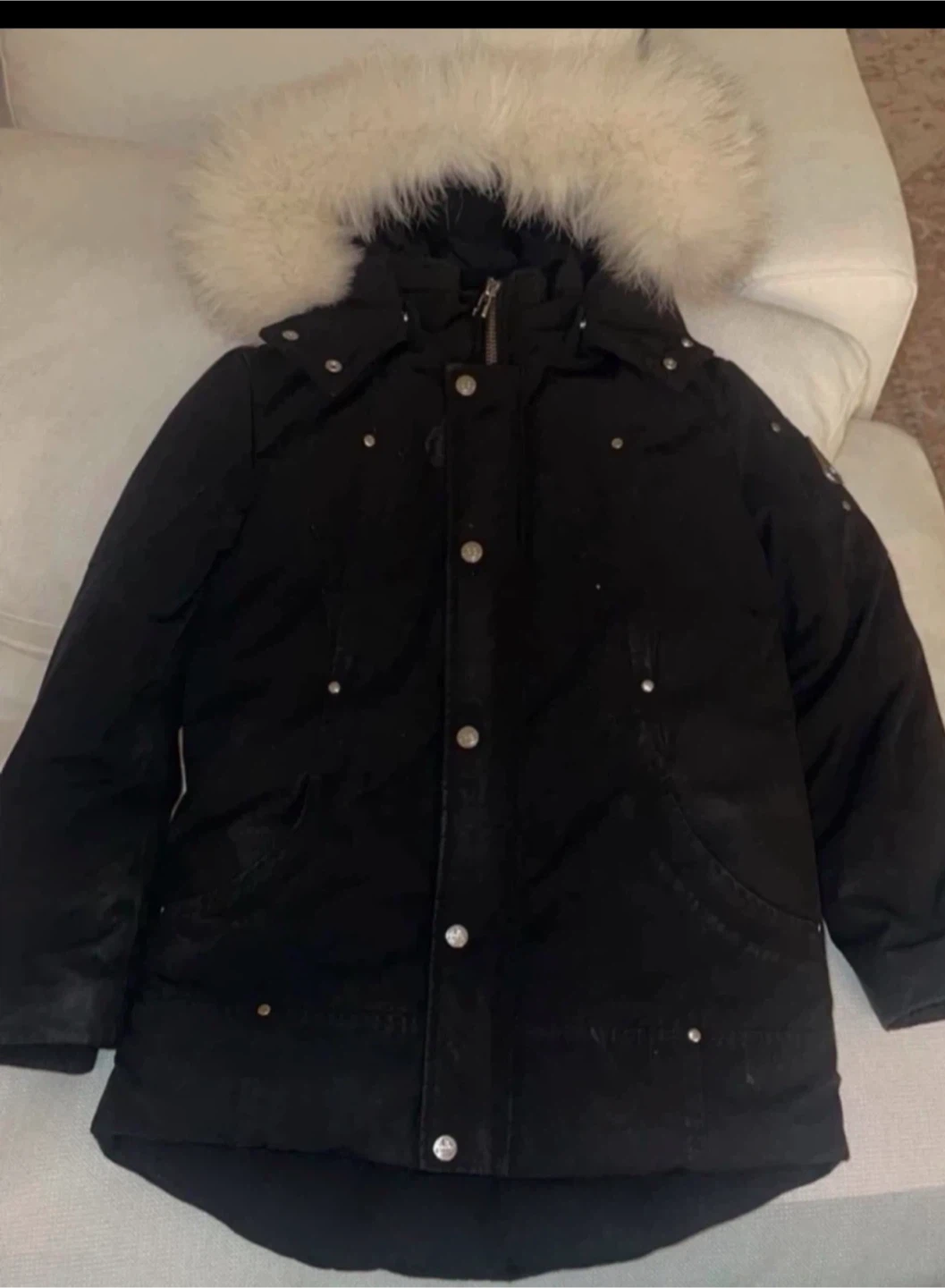 Moose Knuckles Black Parka