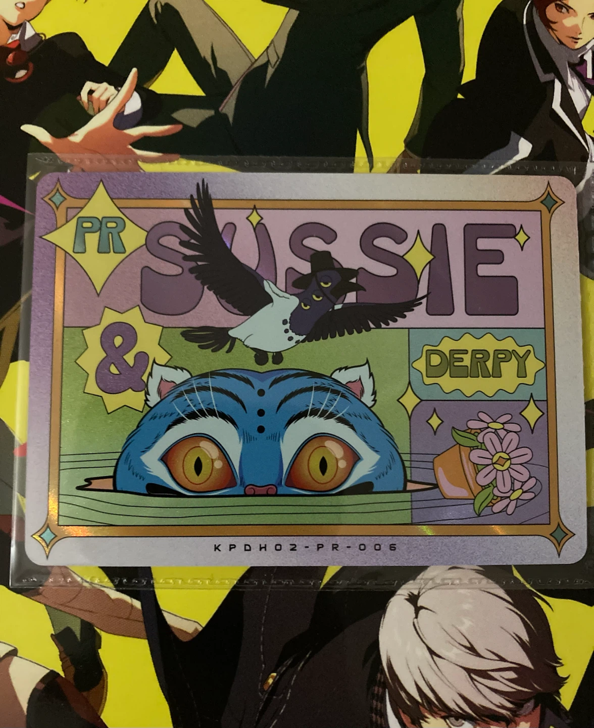 Kpop Demon Hunters Promo Card Sussie & Derpy NYCC Kayou PR