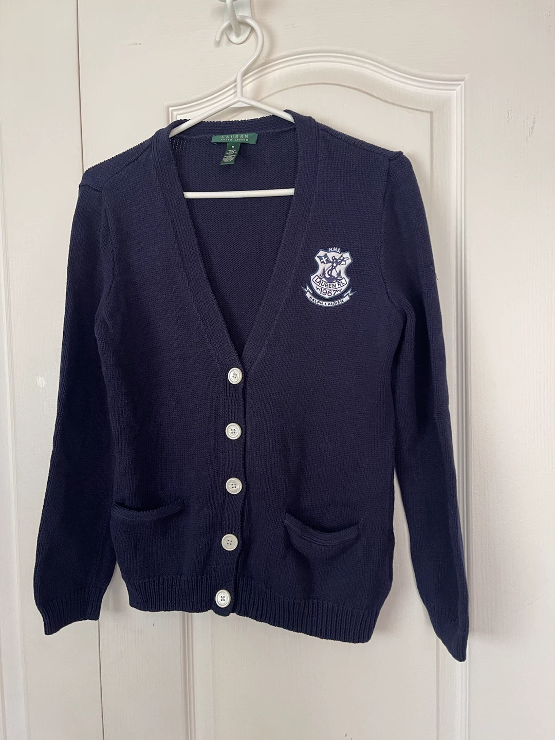 Ralph Lauren Navy Cardigan