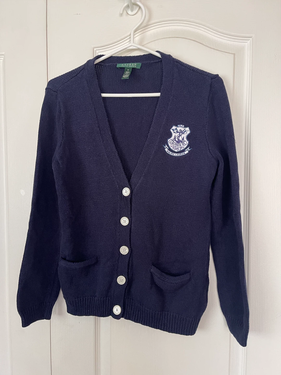 Ralph Lauren Navy Cardigan - photo 2