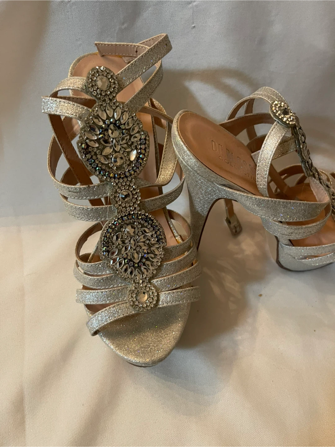 Silver Heels Size 7