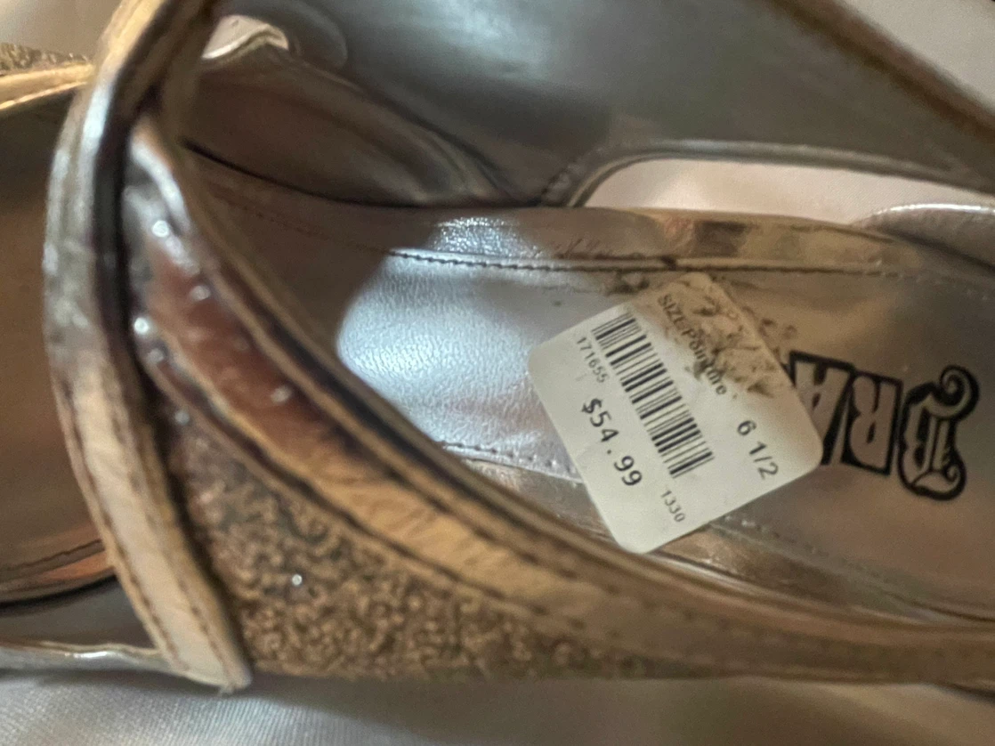 Brash Silver Glitter Heels - photo 2