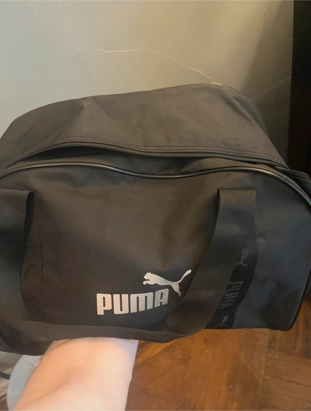 Puma Black Duffle Bag
