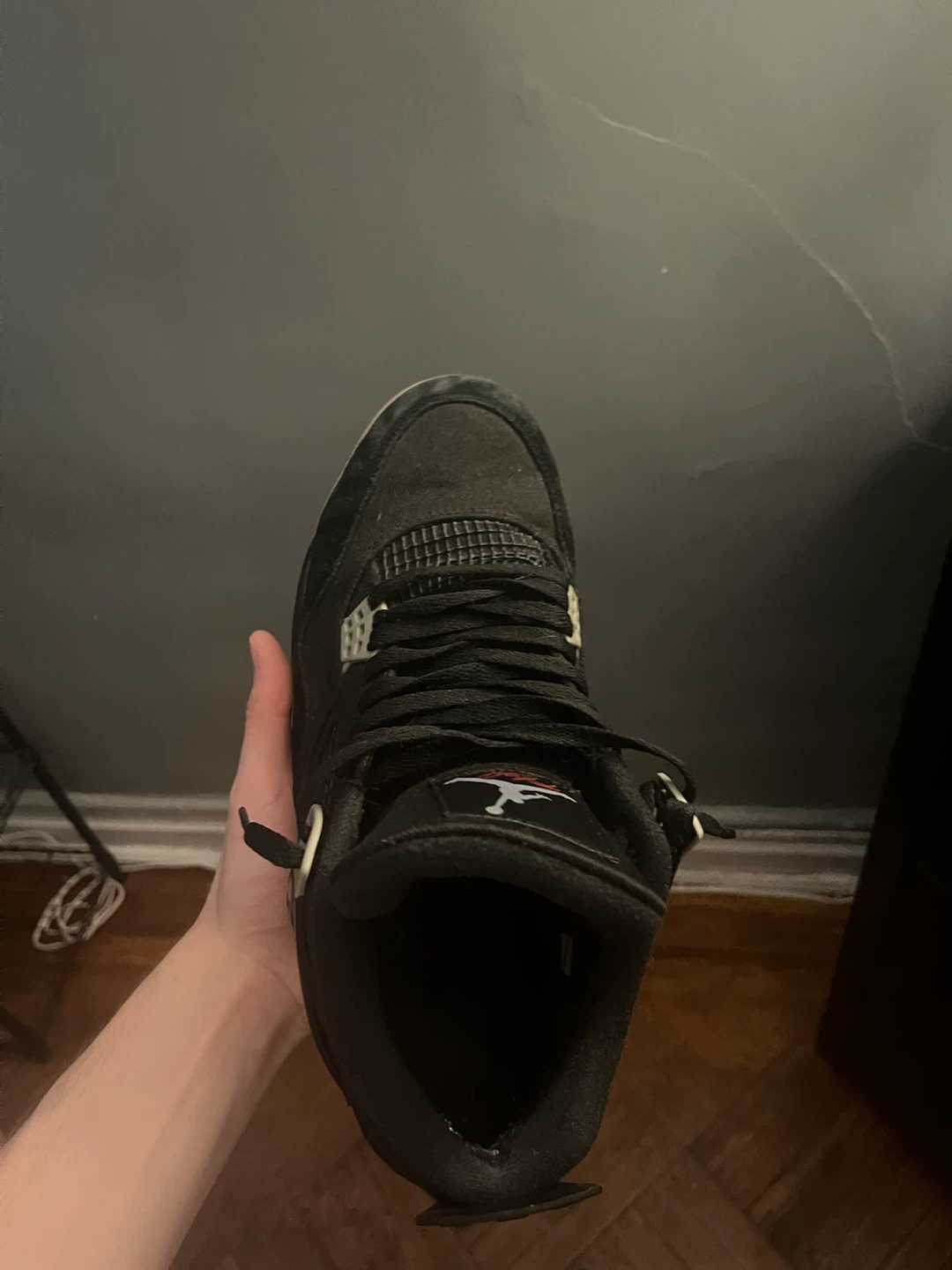 Jordan 4 Black Canvas - photo 4