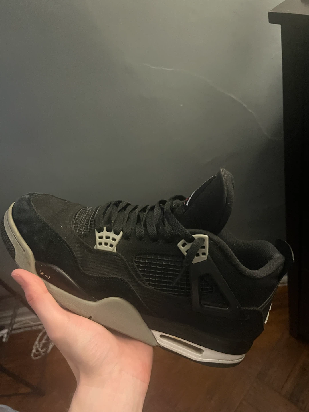 Jordan 4 Black Canvas - photo 5