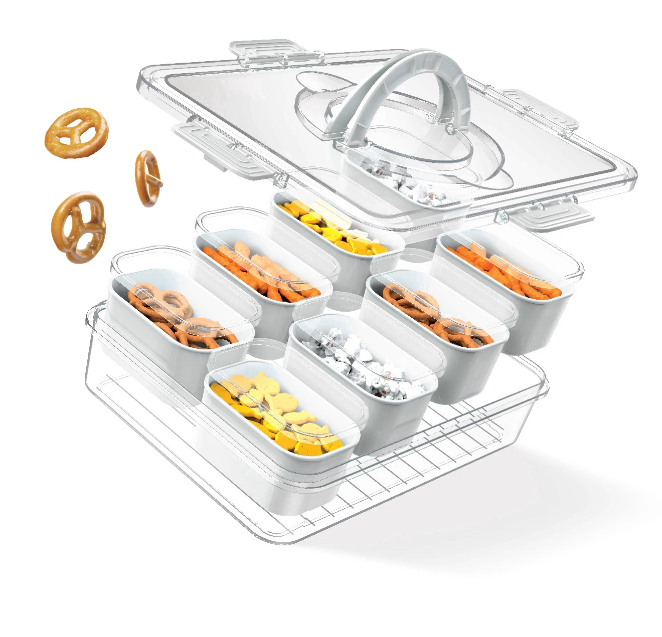 8-Compartment Snack Storage Container - photo 4
