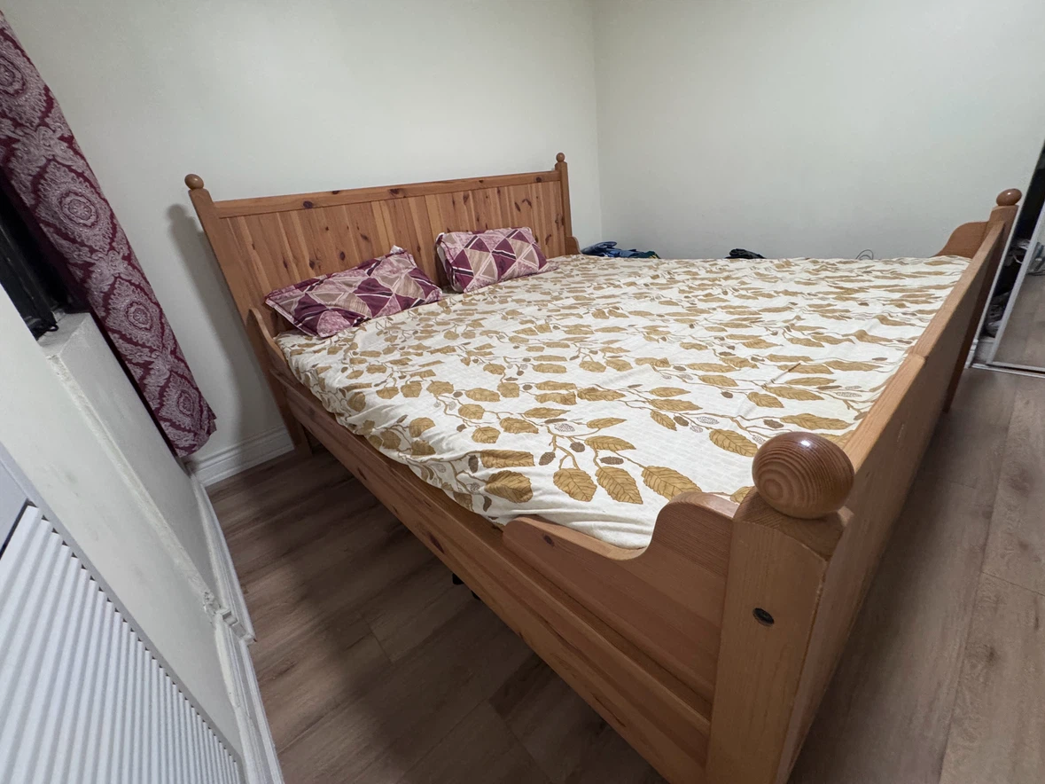 Ikea  king size Bed