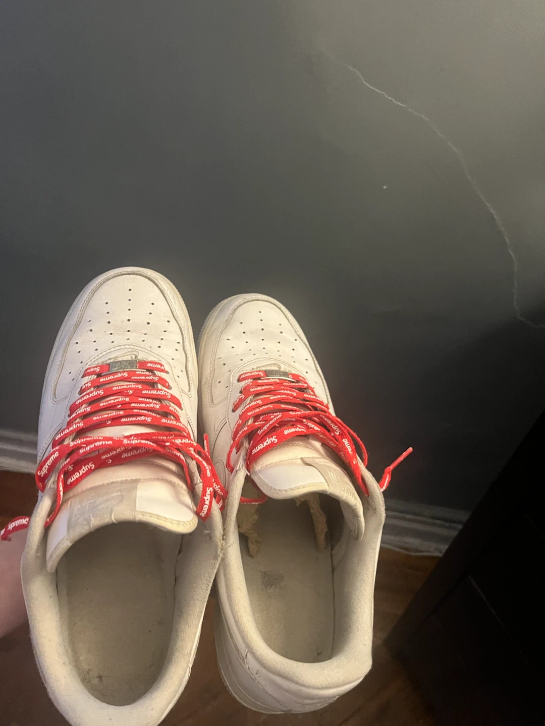 Nike Air Force 1 Low Supreme White - photo 3
