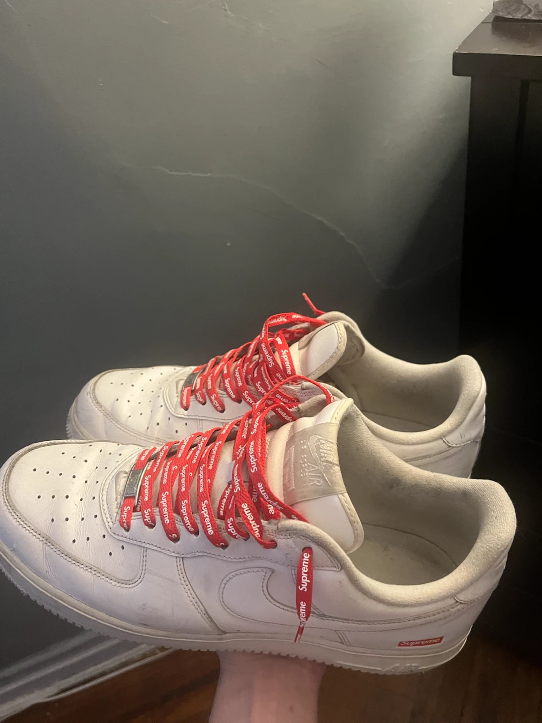 Nike Air Force 1 Low Supreme White - photo 4