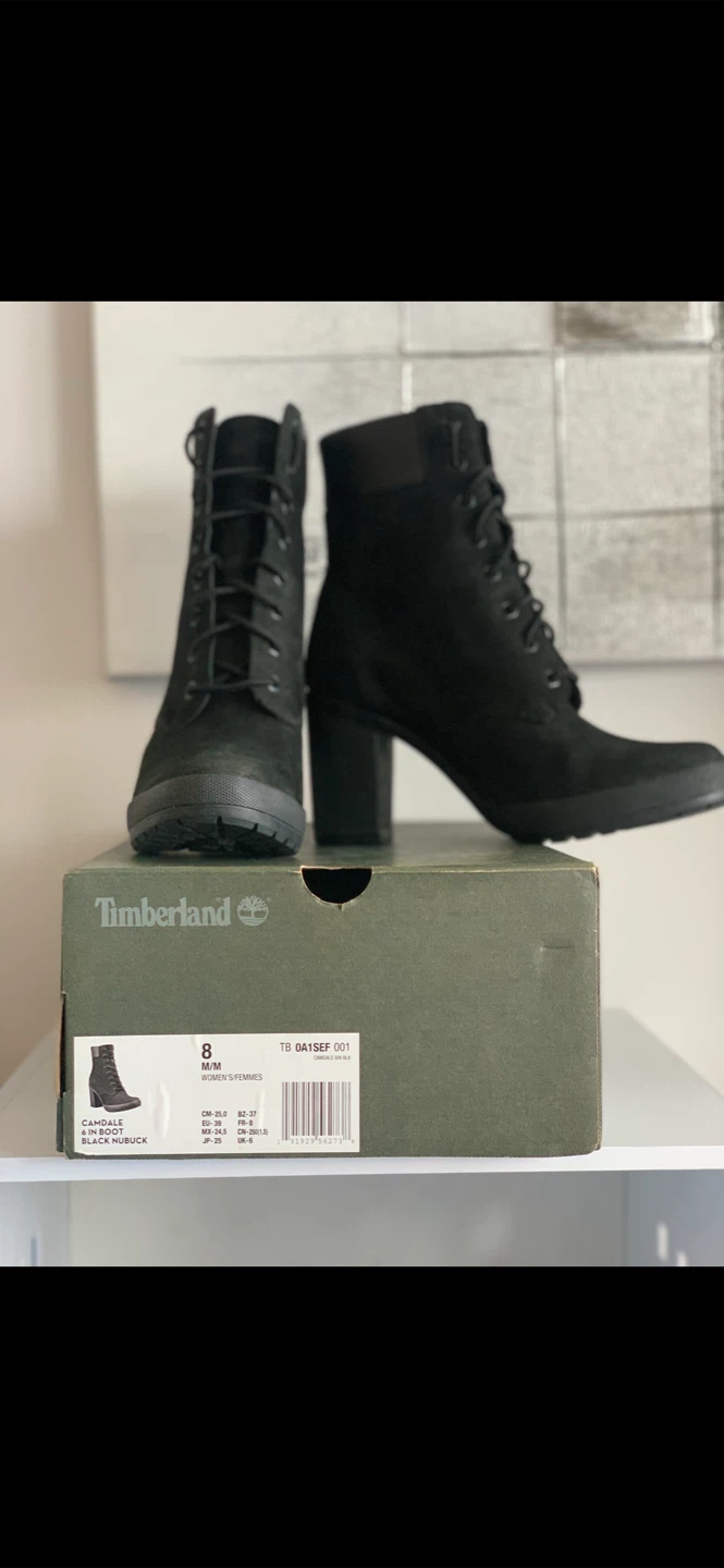 NEW-Timberland Camdale 6-Inch Black Boots
