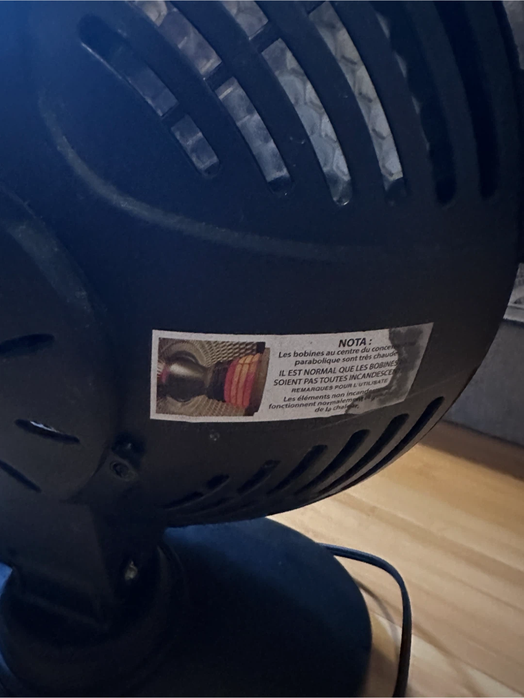 Parabolic Heater 1500w - photo 3