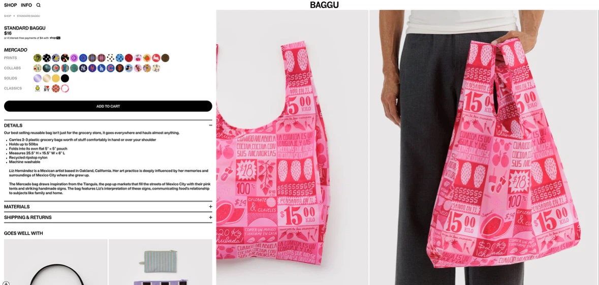 2 Baggu Standard Reusable Bags - photo 2