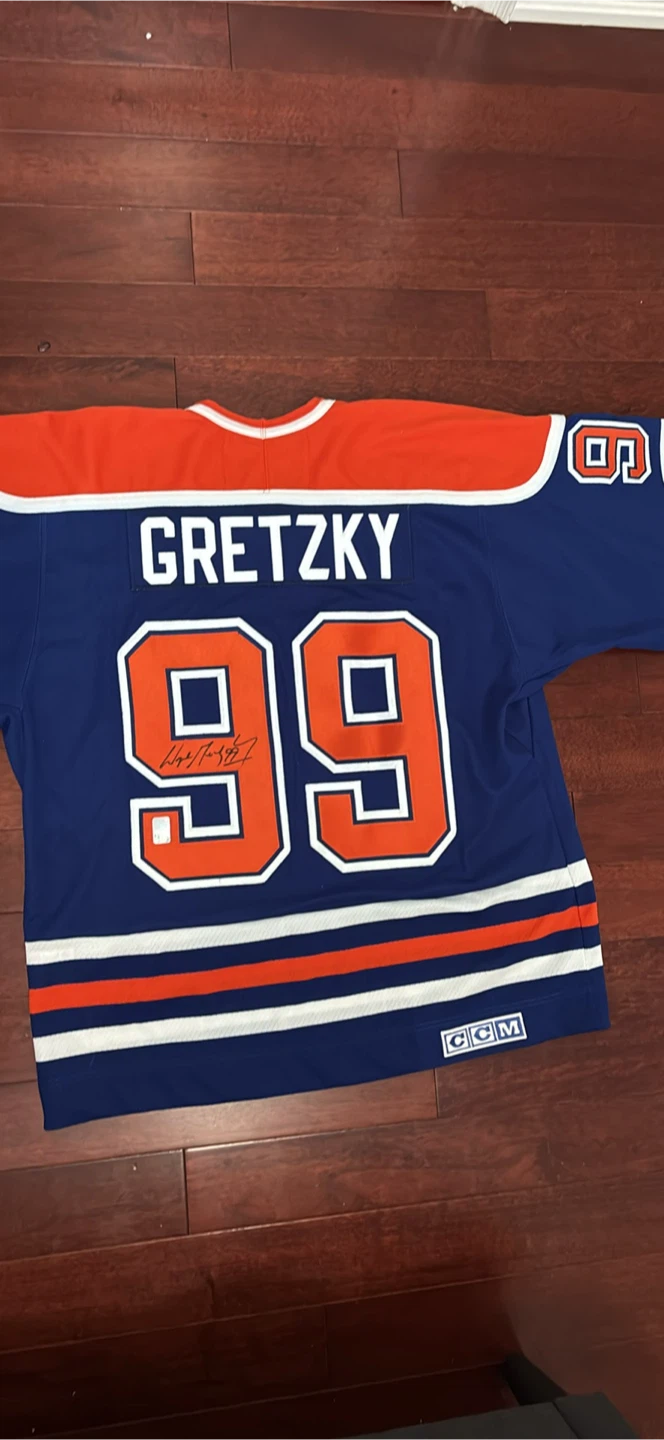 Wayne Gretzky Edmonton Oilers Signed Jersey - photo 3