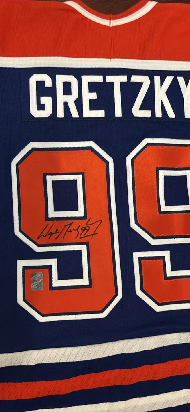 Wayne Gretzky Edmonton Oilers Signed Jersey - photo 4