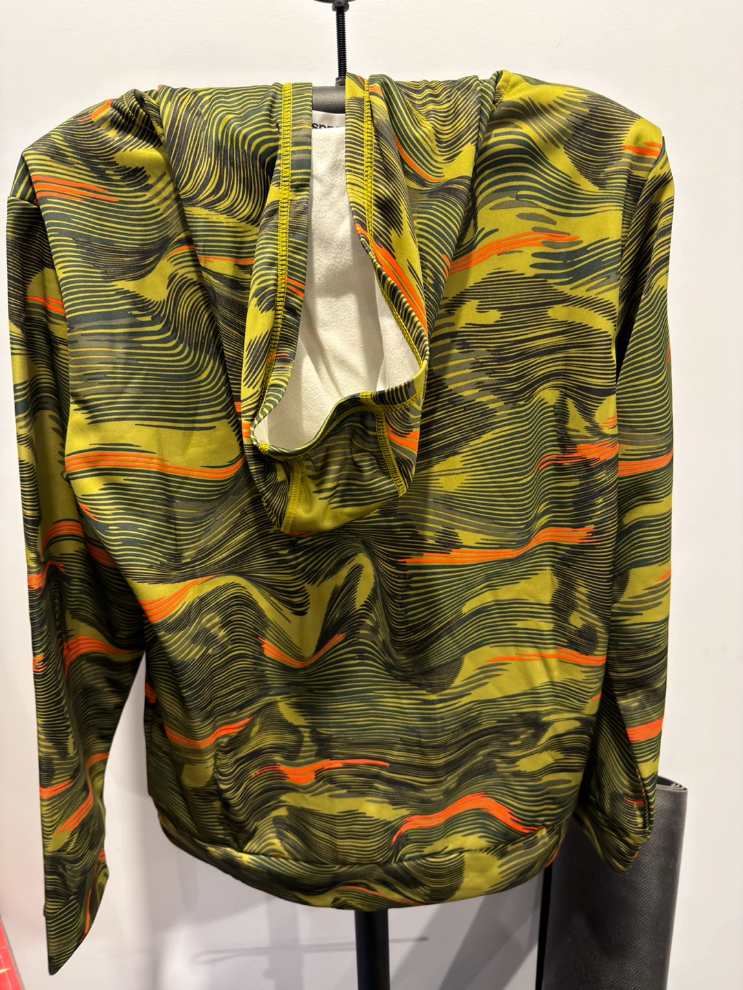 Adidas Youth Hoodie - Green/Orange Print - photo 2