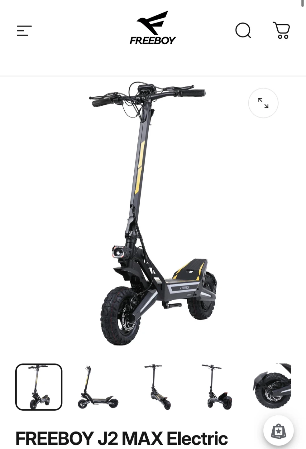 Freeboy J2 Max Electric Scooter - photo 3