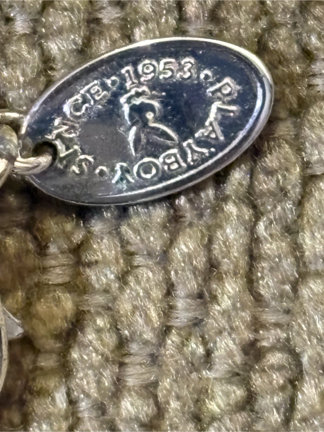 Authentic Playboy Bunny Crystal Pendant Necklace - photo 2