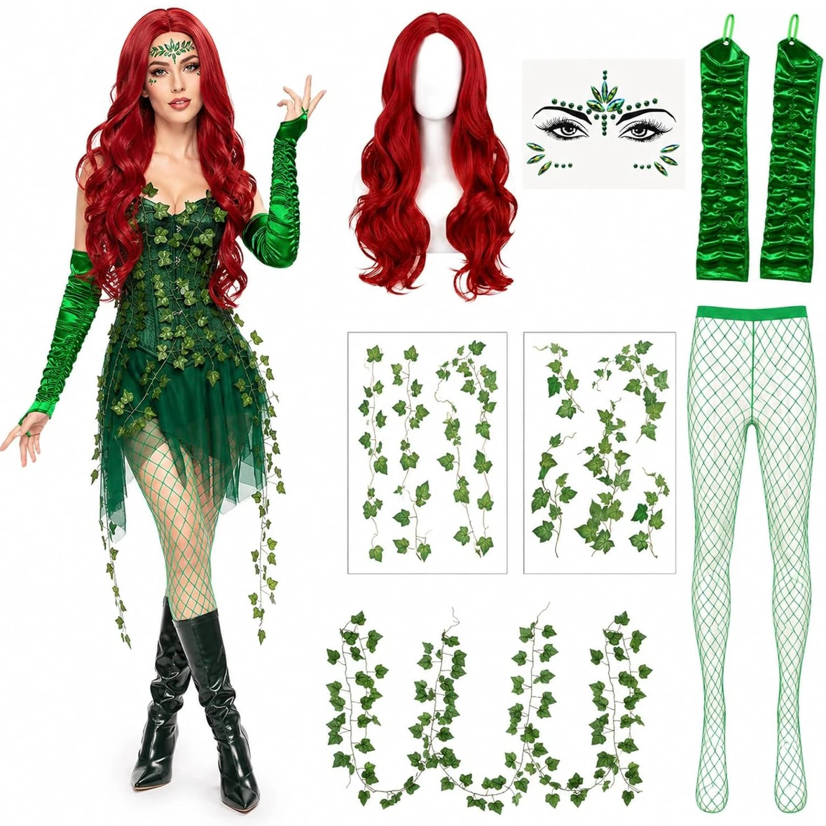 Brand New Toxic Plant Costume Set