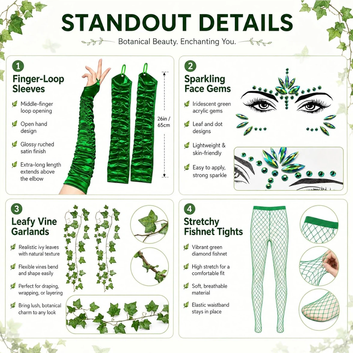 Brand New Toxic Plant Costume Set - photo 5