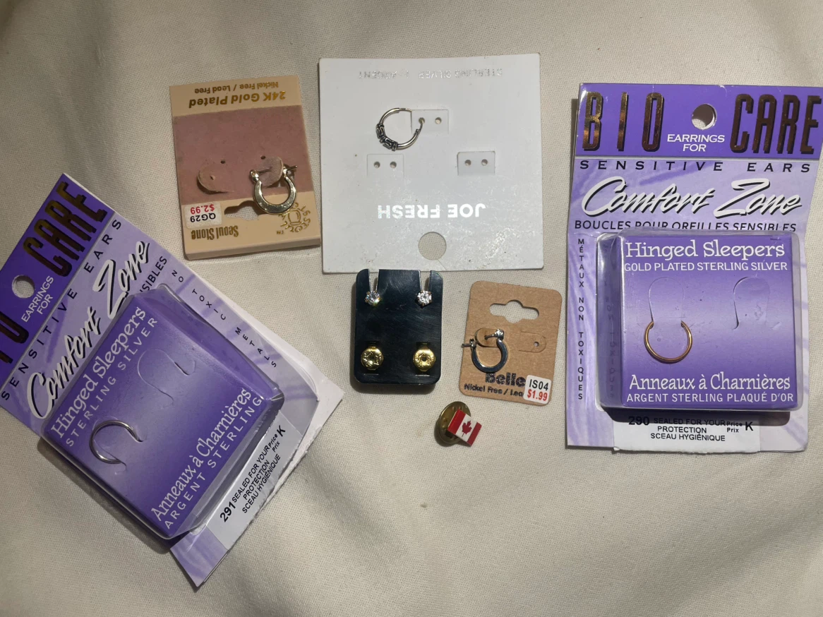 Assorted earrings