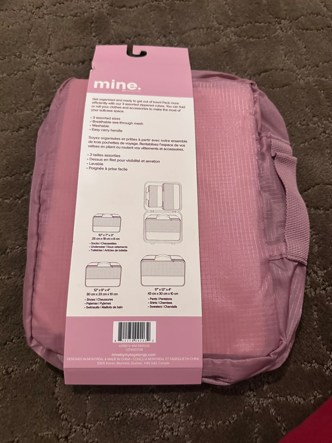 mine. by mytagalongs 3-Piece Packing Pods Set - photo 2
