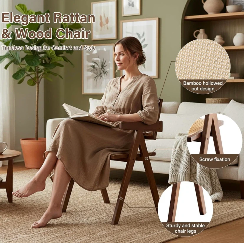 New Rattan Accent Side Chair - photo 3