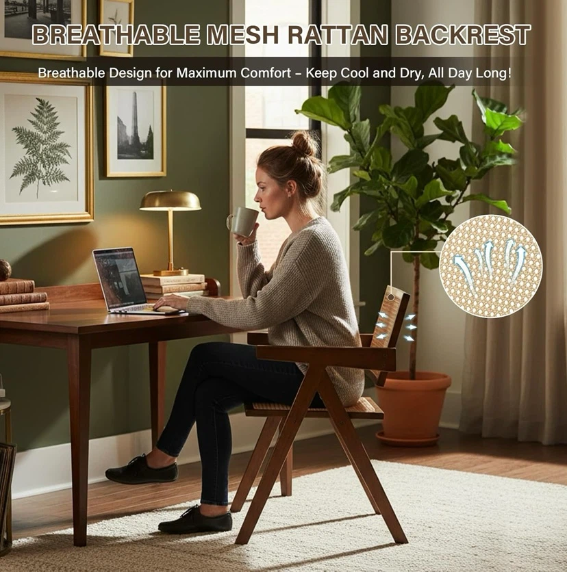 New Rattan Accent Side Chair - photo 4