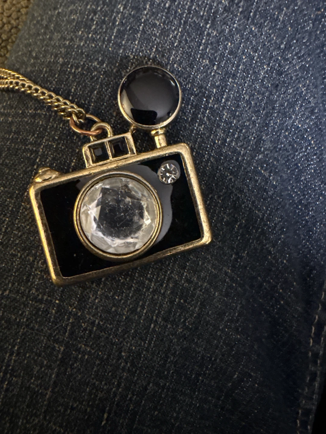 Camera Pendant Necklace