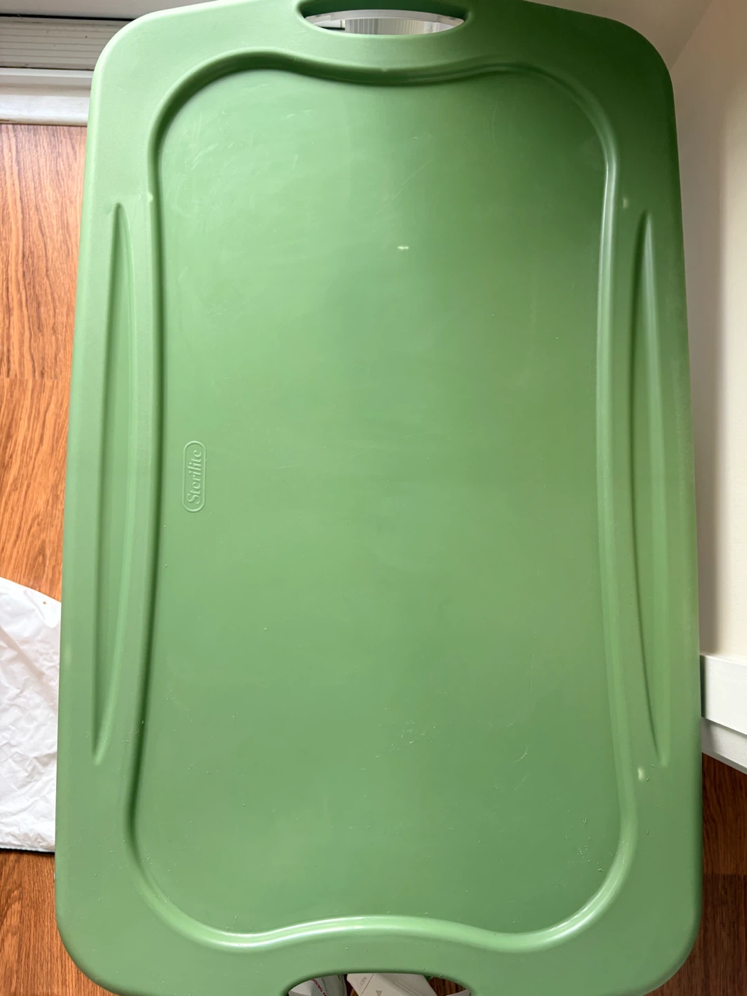Sterilite Green Storage Bin- Pickup only