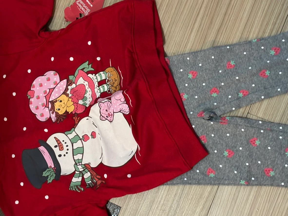 Strawberry Shortcake Holiday Outfit Set