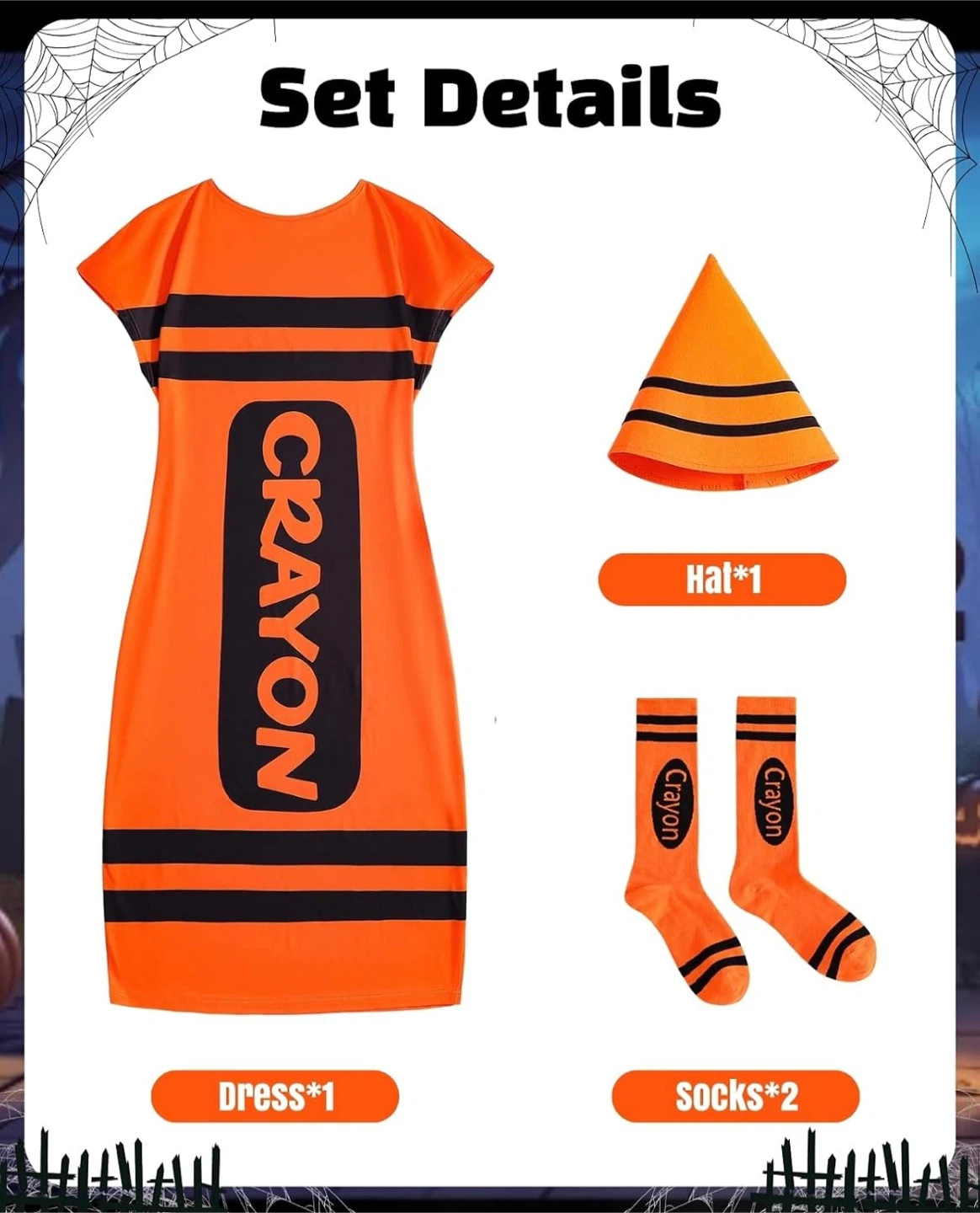 Brand New Crayon Costume Set - photo 3