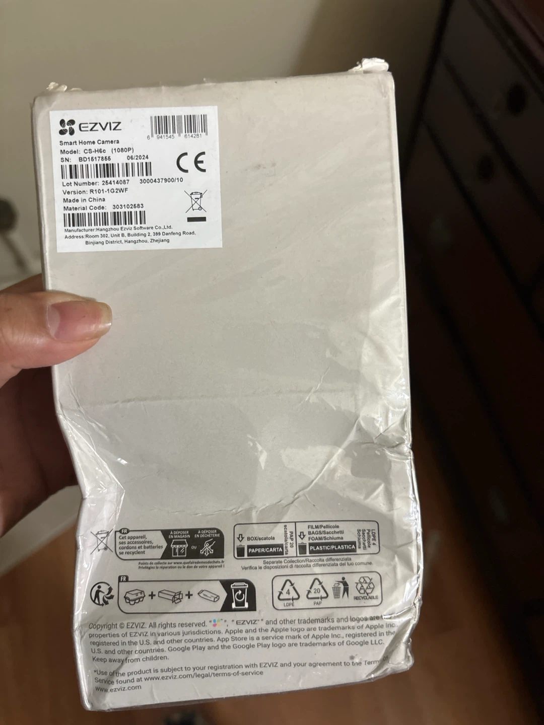 EZVIZ H6c 1080p Smart Home Camera - photo 2