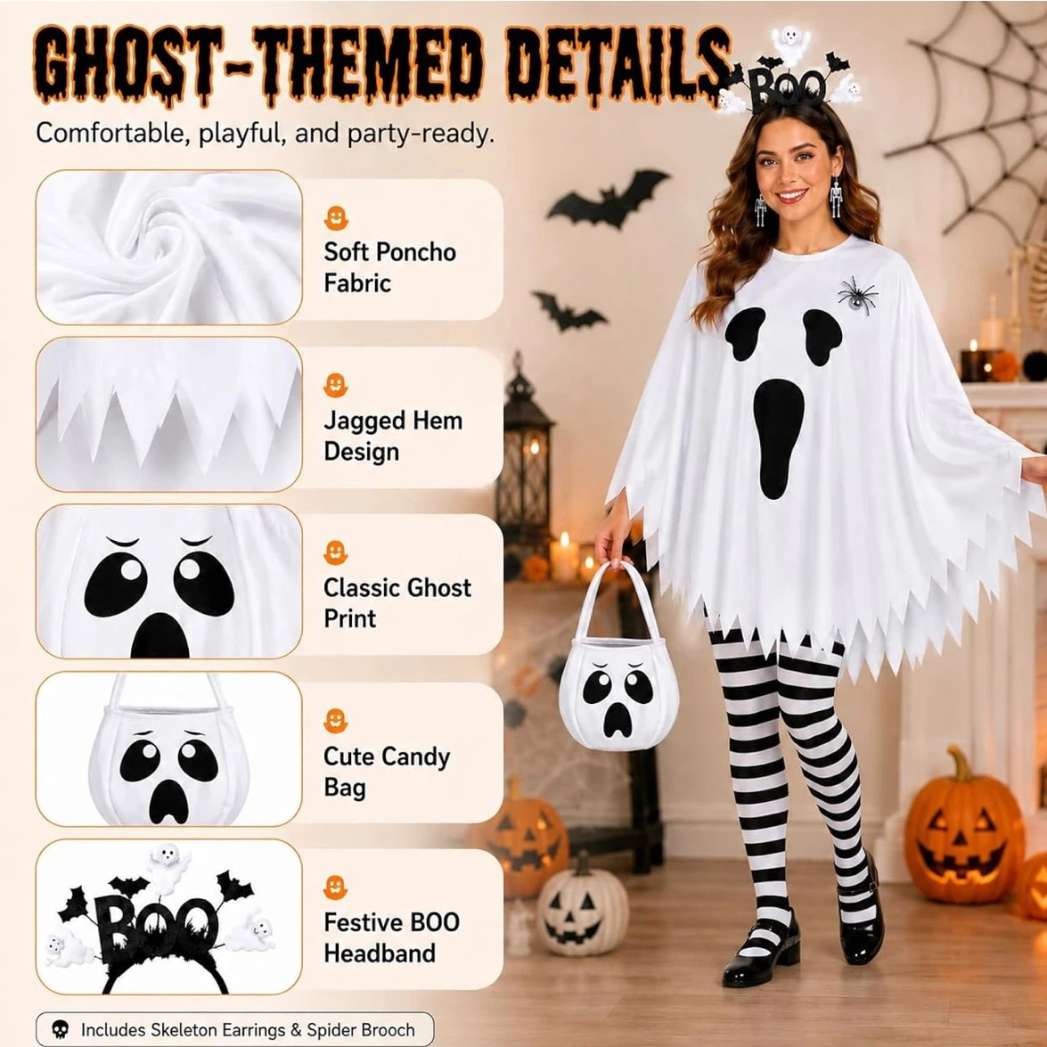Brand New Ghost Costume Set - photo 4