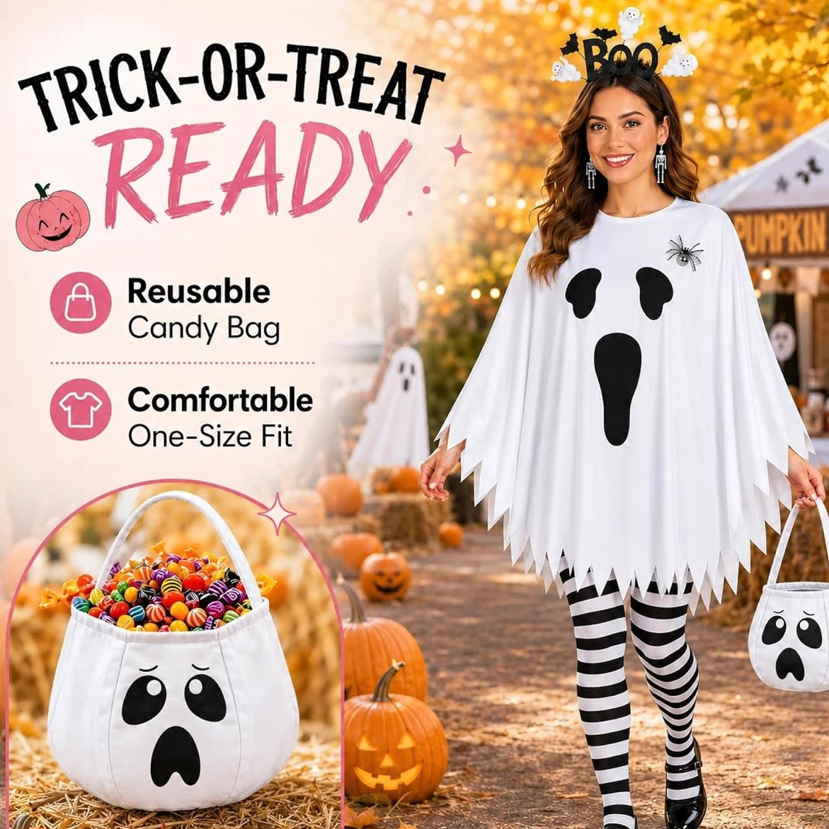 Brand New Ghost Costume Set - photo 5